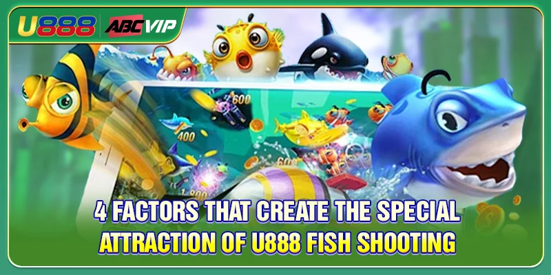 4 factors that create the special attraction of U888 Fish Shooting