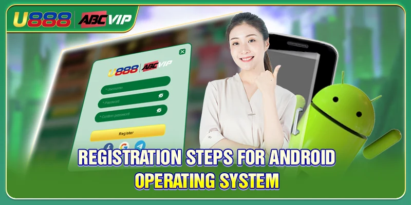 Registration steps for Android operating system